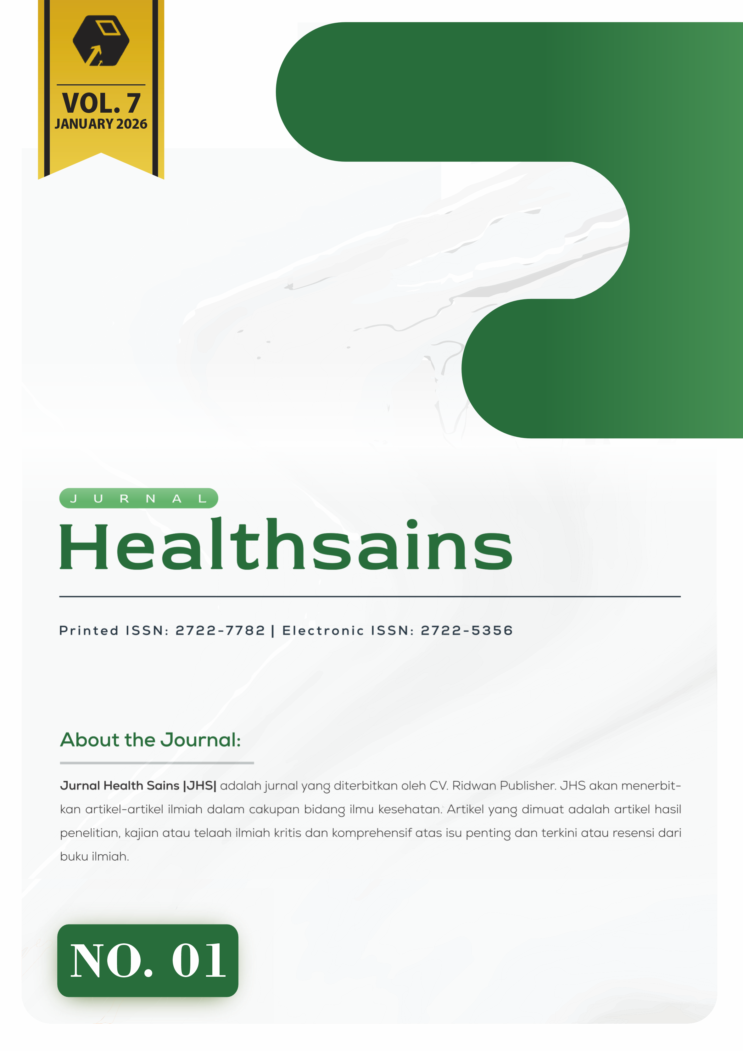 					View Vol. 7 No. 1 (2026): Journal Health Sains
				