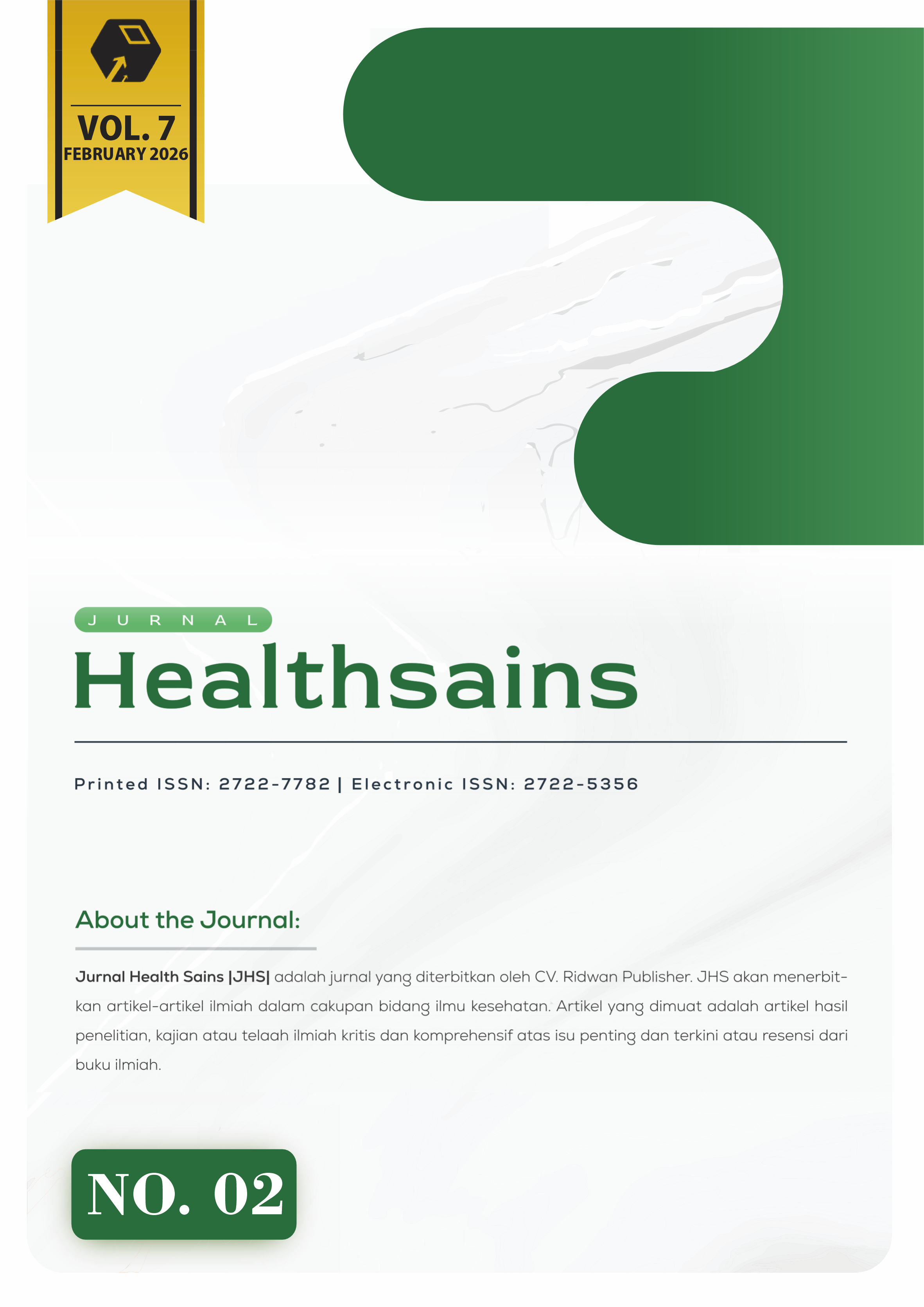 					View Vol. 7 No. 2 (2026): Journal Health Sains
				